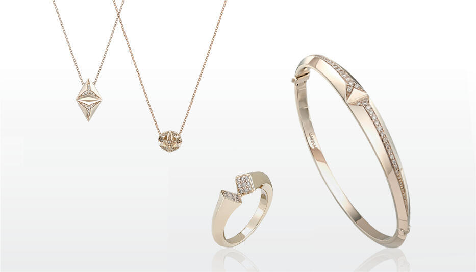 Украшения PRISMAS из благородного золота 18 карат с бриллиантами 