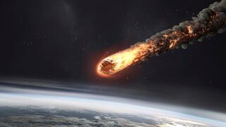 דימוי של פגיעת מטאוריט בכדור הארץ