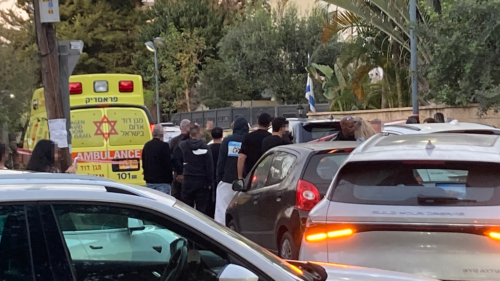 זירת הירי באזור