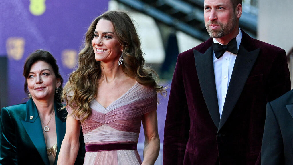 קייט מידלטון והנסיך וויליאם בטקס פרסי הקולנוע הבריטיים, 2026