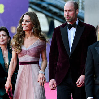 קייט מידלטון והנסיך וויליאם בטקס פרסי הקולנוע הבריטיים, 2026