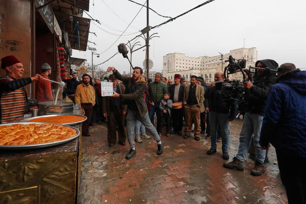 Series about once-taboo topics are being shot inside Syria; Television crew films an episode of the TV series 'Al-Souriyoun al-Aada' ('The Syrian Enemies") in Aleppo