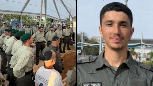 הלווייתו של לוחם המג"ב אורי מכטייב בבית העלמין הצבאי בחולון