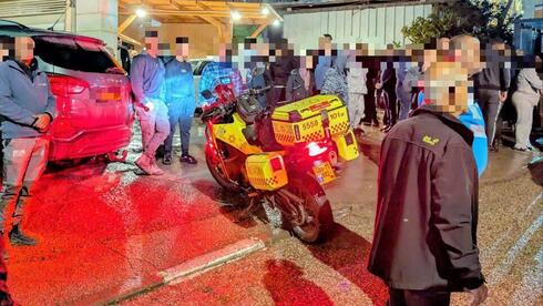 הזירה בה נרצח ואיל יוסף טחמיר סעאידה ביישוב שבלי אום אלגנם 