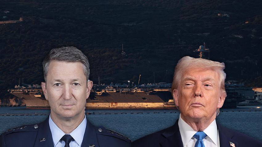 Дэн Кейн, Дональд Трамп, американский авианосец 