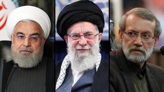 איראן עלי לאריג'אני עלי חמינאי חסן רוחאני