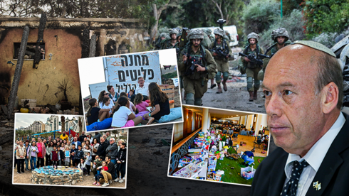 דו"ח דוח מבקר המדינה מפונים פינוי חרבות ברזל טבח 7 באוקטובר