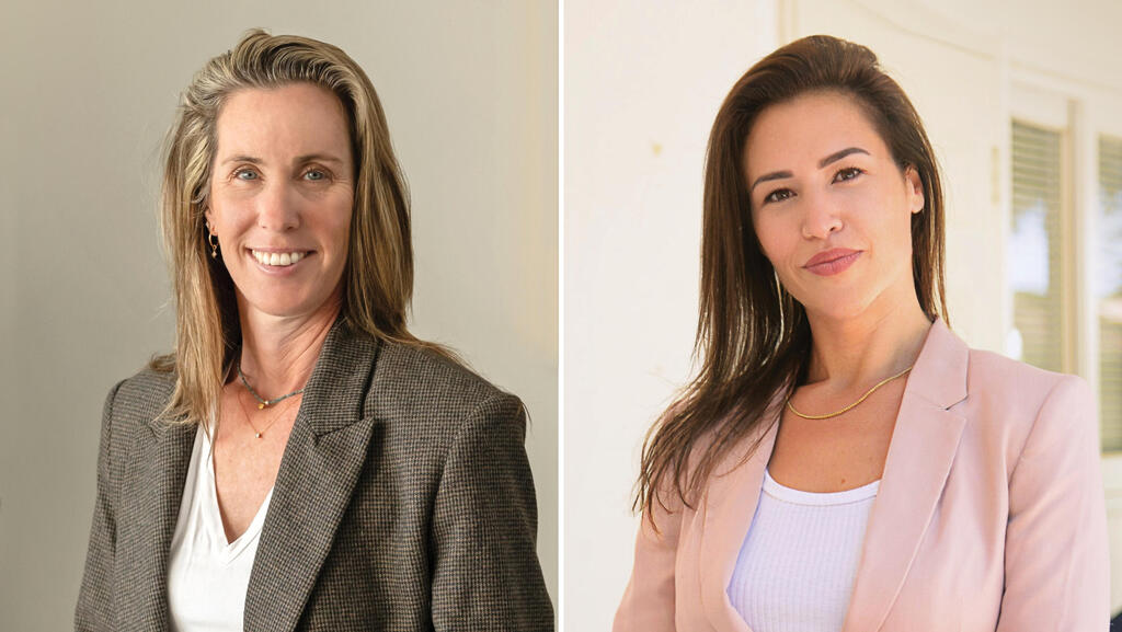 אמהות על הרצף. אתי אביטל (מימין) וחן הרטוב סדבון