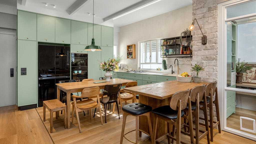 A 3-room apartment turned into a 4-room apartment (Photo: Shiran Carmel) שיפוץ דירה בתל אביב, עיצוב: יוליה חנדז'י
