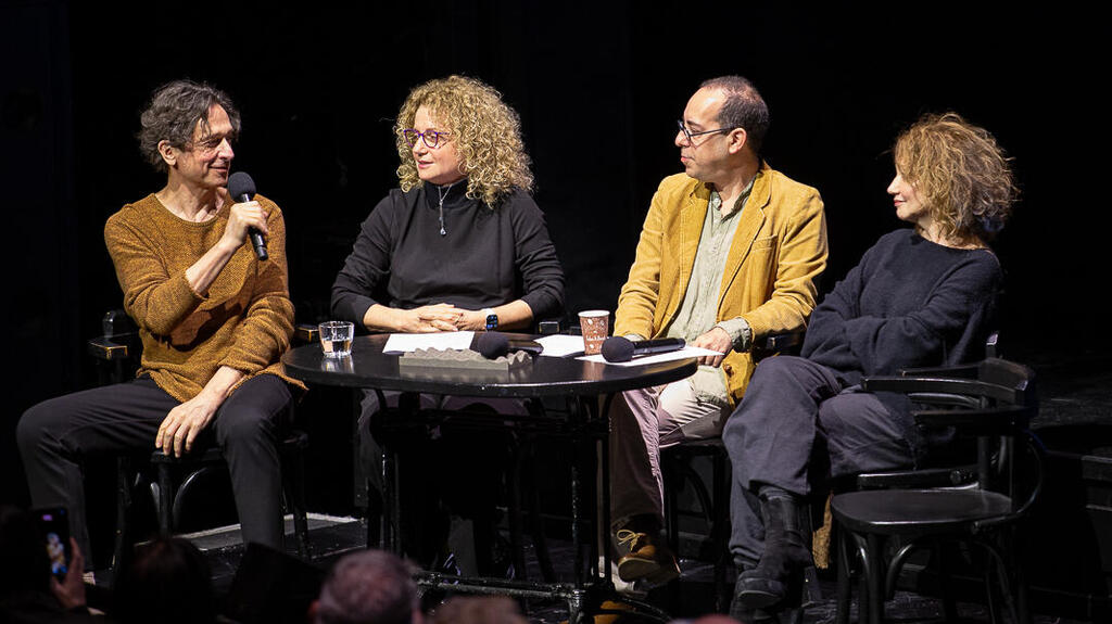 Саша Демидов, Лена Крейндлина, Рои Хен и Евгения Додина на презентации нового сезона 