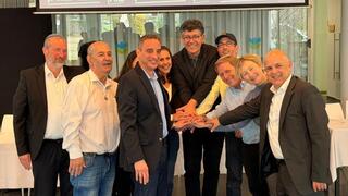 איריס חיים במסיבת העיתונאים של ארגון שובר שיוויון