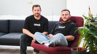 Quack AI CEO Nadav Kemper and CTO Aviram Roisman 