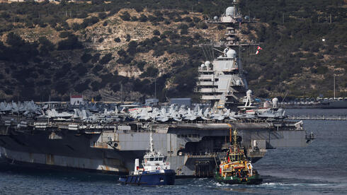 נושאת המטוסים ג'רלד פורד ליד כרתים, יוון