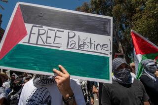 Пропалестинская акция в Калифорнии (архив) 