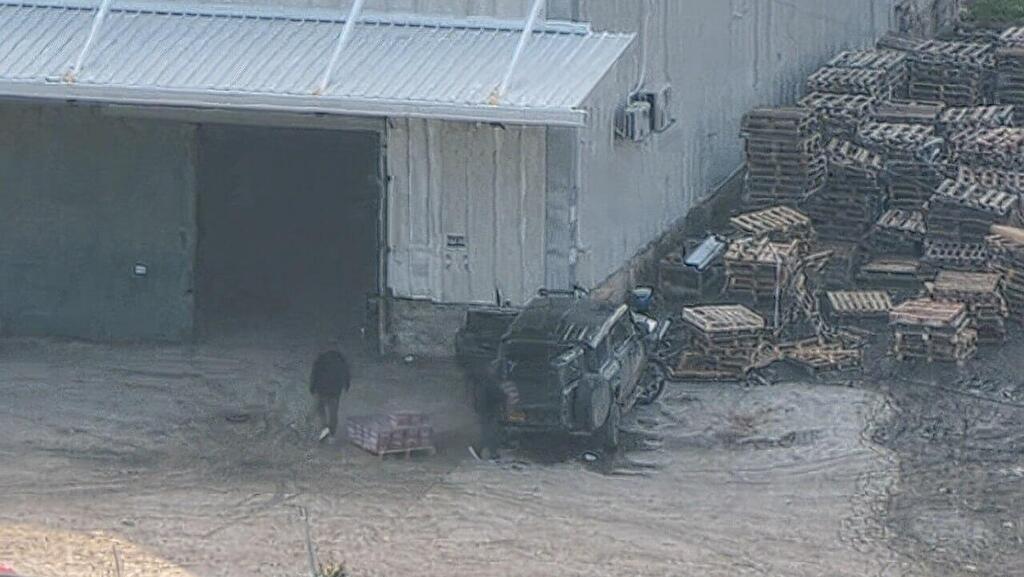 תיעוד  מרגע ומקום העמסת הסחורה שהוברחה לרצועת עזה בזמן מלחמת חרבות ברזל  