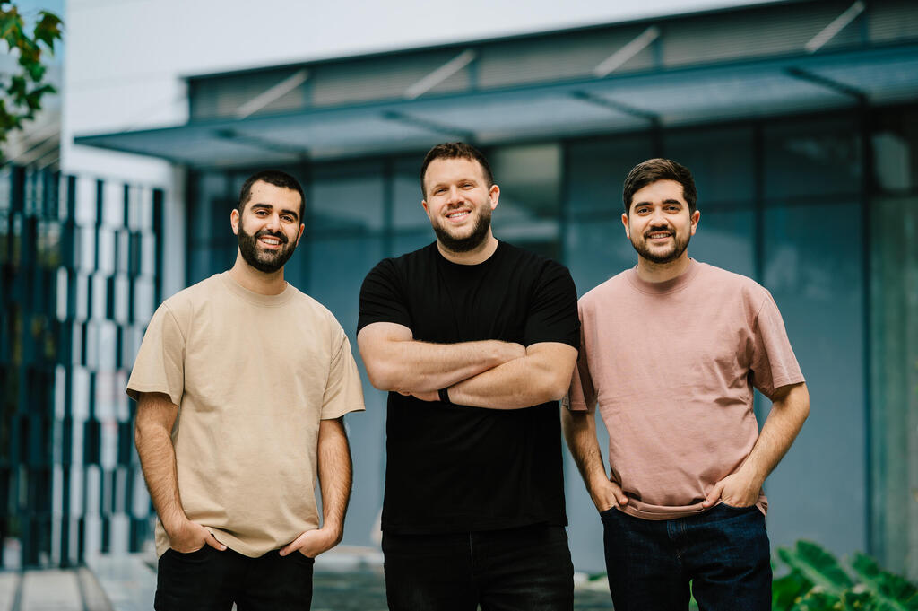 Astelia co-founders Roy Rajwan, Alon Noy and Nadav Ostrovsky 