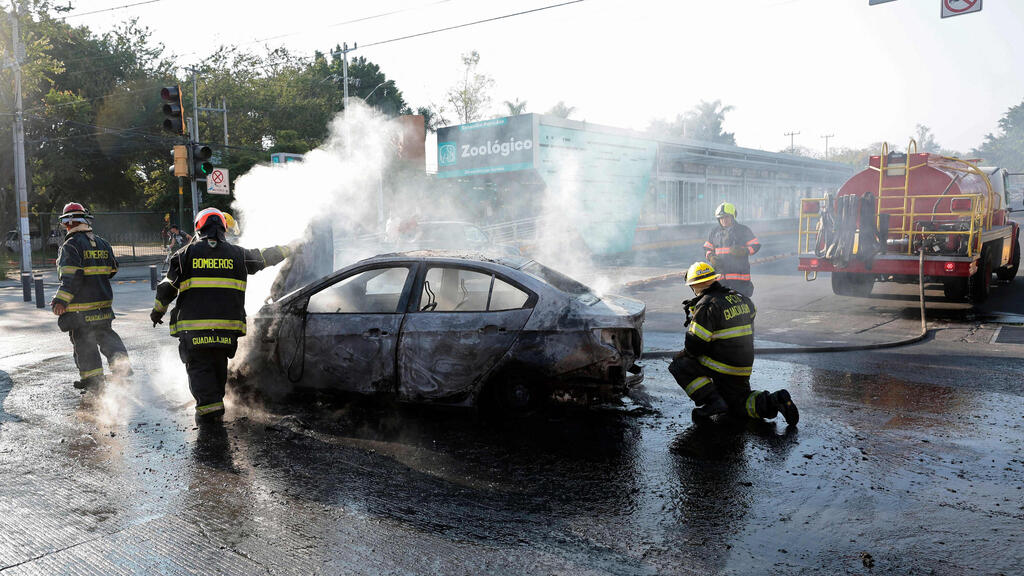מקסיקו מדינת המחוז חליסקו מהומות אחרי חיסול אל מנצ'ו ראש קרטל הסמים חליסקו  
