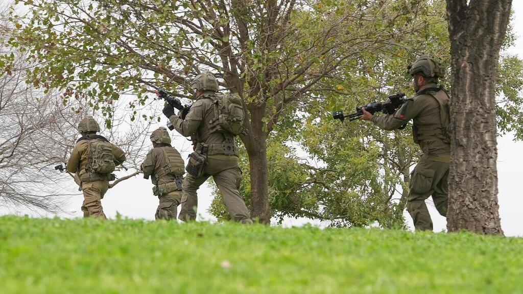 תרגיל של יחידת פרא (לוט"ר גולן) במושב נטור