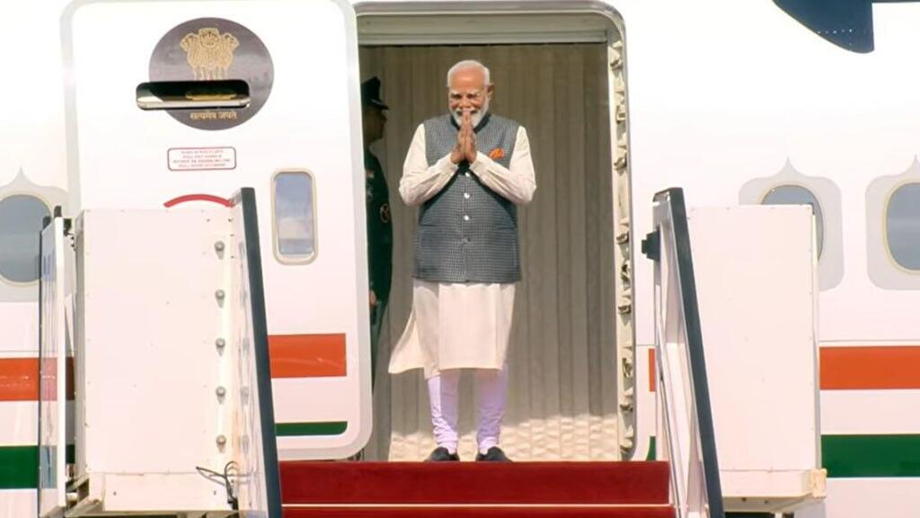 Photo: GPO טקס קבלת פנים של ראש ממשלה הודו נרנדרה מודי, בנתב"ג