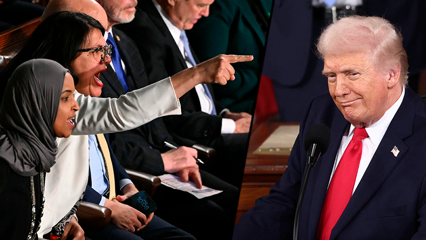 Trump vs. Omar and Tlaib: ‘They should be sent back where they came from’ (Photo: ANDREW CABALLERO-REYNOLDS / AFP, REUTERS/KEVIN LAMARQUE) רשידה טליב ואילהאן עומאר