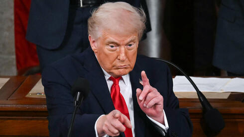 נשיא ארה"ב דונלד טראמפ נאום מצב האומה קונגרס וושינגטון