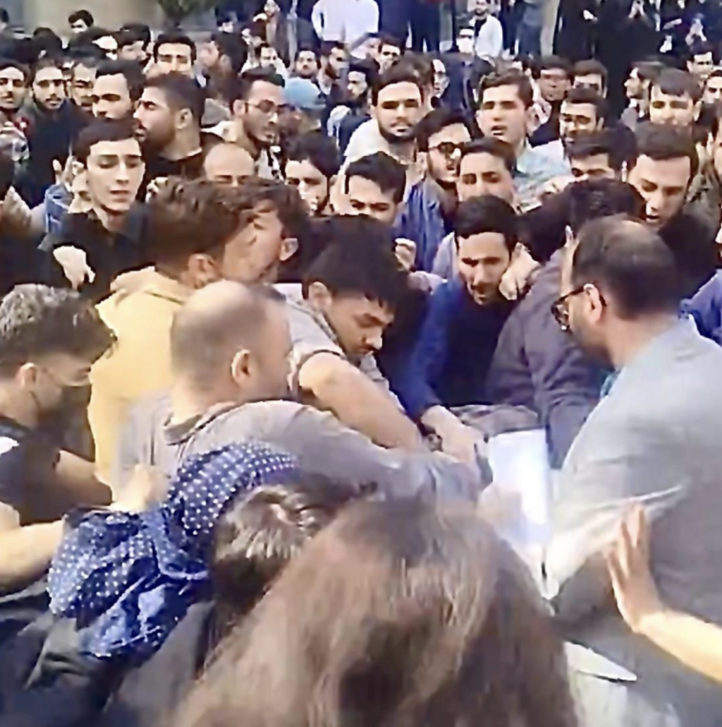 Widespread clashes at Iranian universities between students and Basij forces have turned these educational institutions into scenes of violent confrontation
