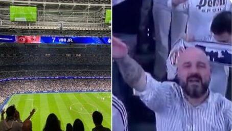 אוהד ריאל מדריד מצדיע במועל יד