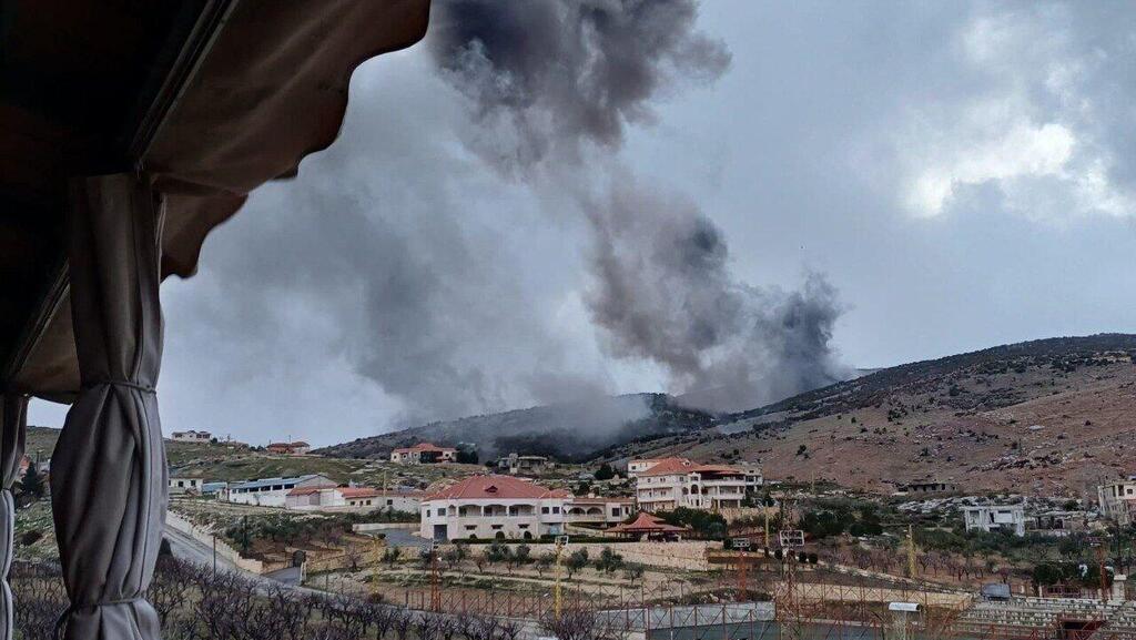 Атака ЦАХАЛа в Ливане תקיפות בלבנון במרחב אל-בקאע