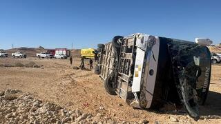 התהפכות האוטובוס במצפה רמון