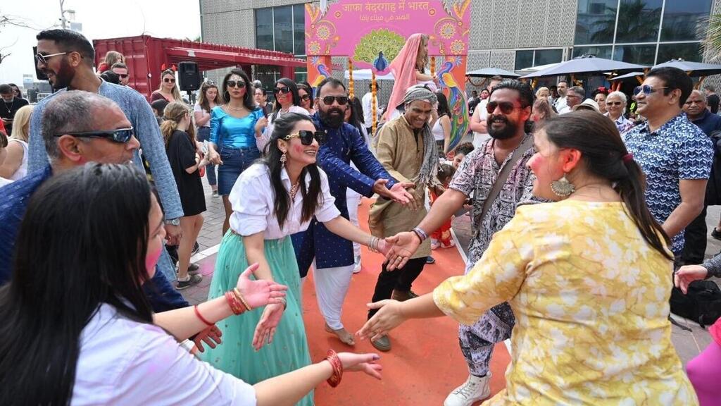  Холи-Пурим в Яффском порту 