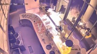 רגעי הצתת אוטלו בהרצליה