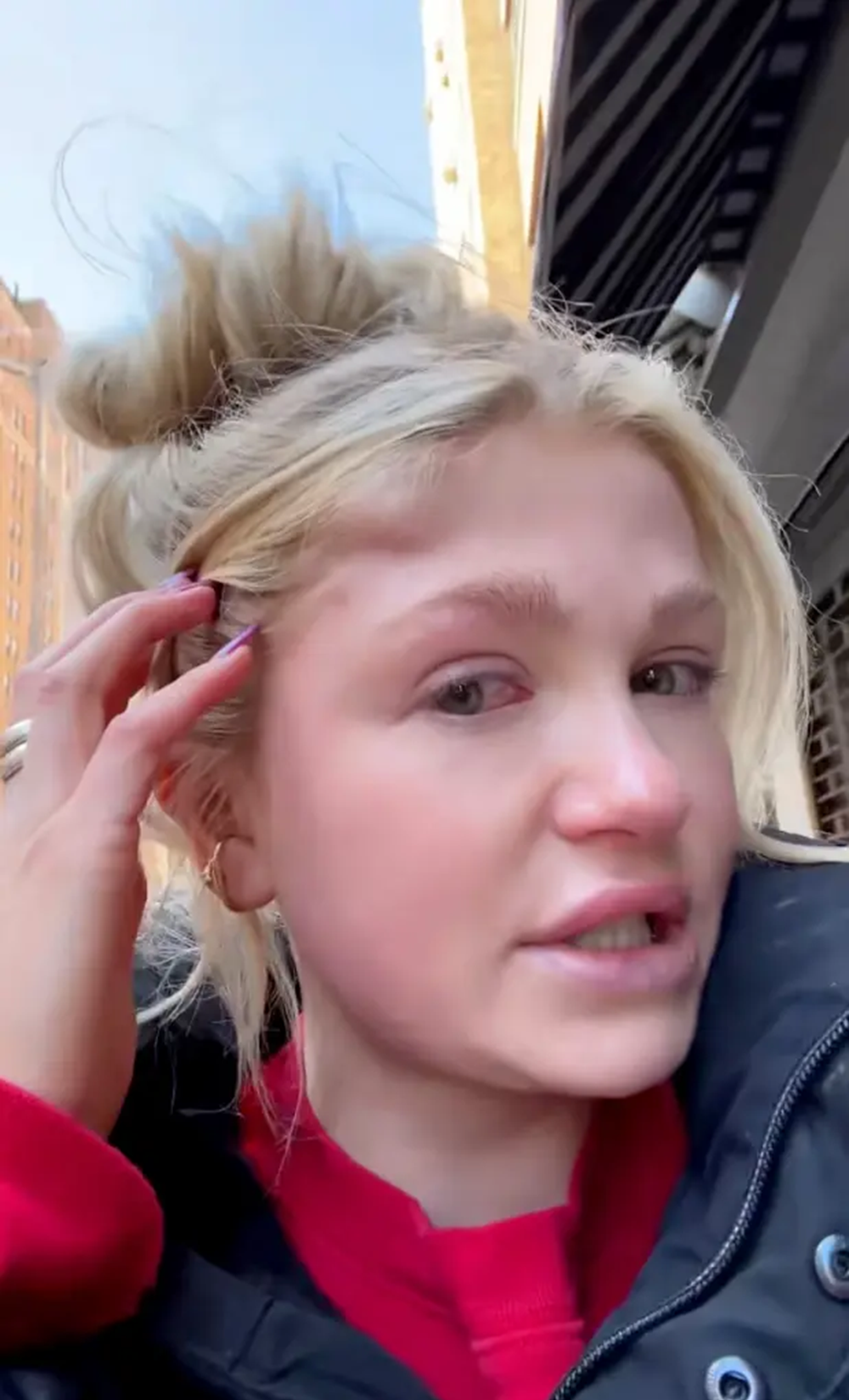 האלי קייט מקגוקין, משפיענית הטיקטוק שהותקפה על ידי סקיבוקי סטורה