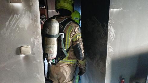 זירת השריפה בנוף הגליל