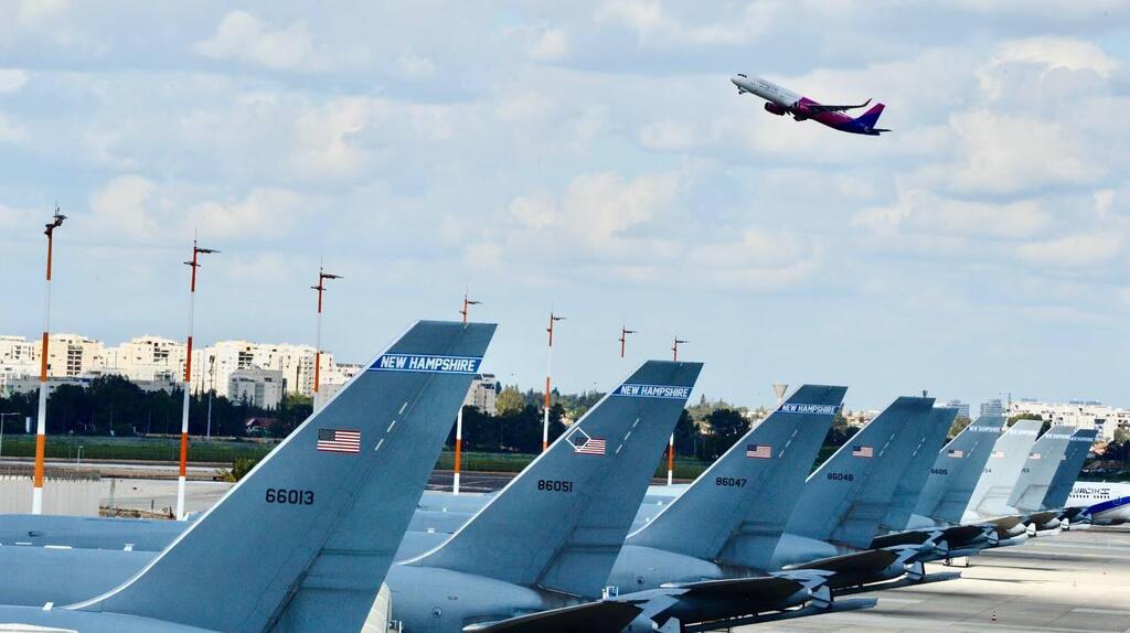 מטוסי תדלוק אמריקניים בנתב"ג