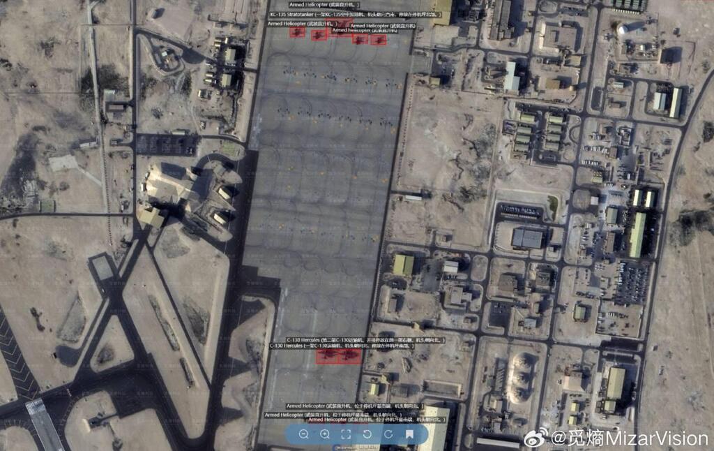 מטוסים אמריקניים בבסיס אל עודייד, אתמול