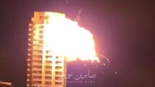 דיווח על פגיעה כטב"ם בבניין בבחריין