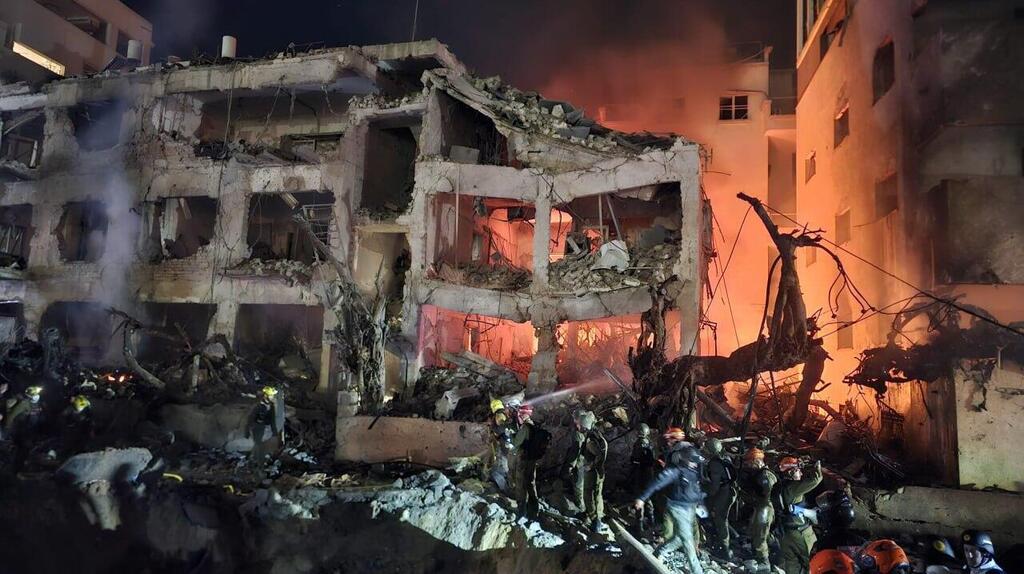 זירת הנפילה בתל אביב