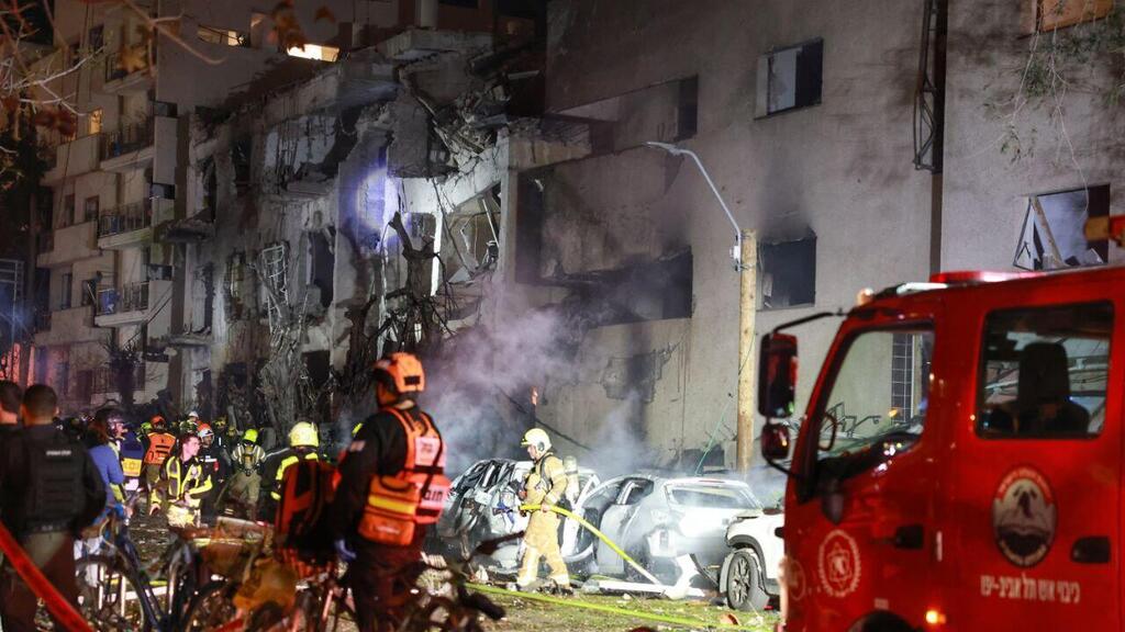 זירת נפילה בתל אביב