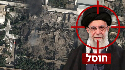 עשן ונזק במתחם המאובטח של חמינאי