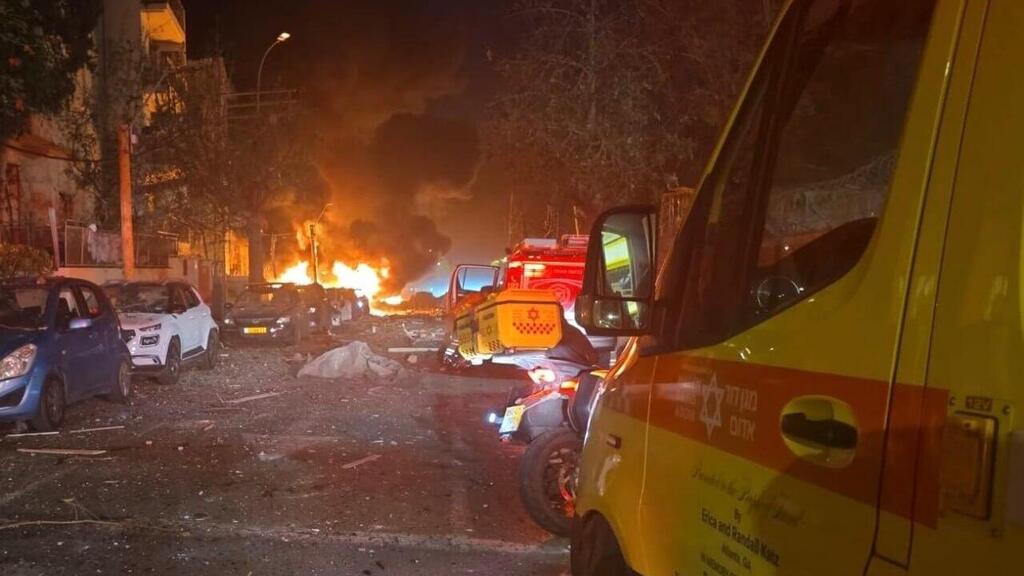 זירת הנפילה בתל אביב