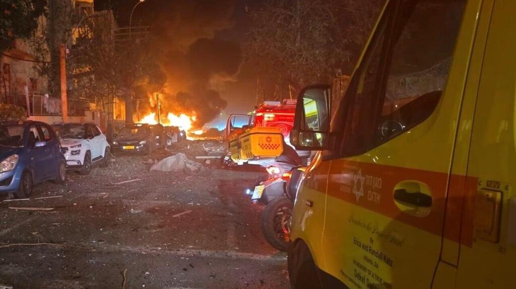 זירת הנפילה בתל אביב