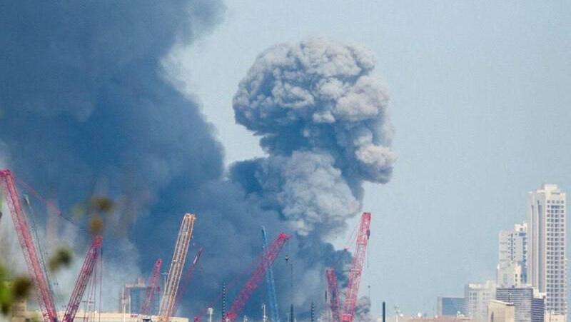 Атака Ирана в Бахрейне (Фото: Reuters ) תיעוד מרגעי התקיפה בבחריין