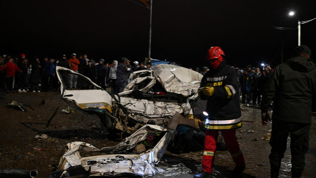 Photo: Reuters, Claudia Morales תיעוד מזירת ההתרסקות בבוליביה