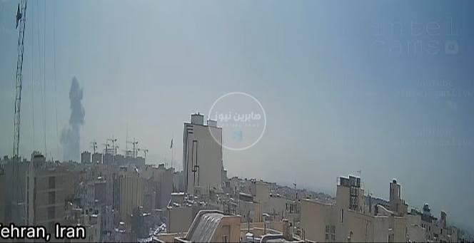 Удар по Тегерану תיעוד של תקיפה בטהרן