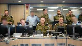 IDF Chief of Staff Eyal Zamir monitors the progress of strikes on Iran