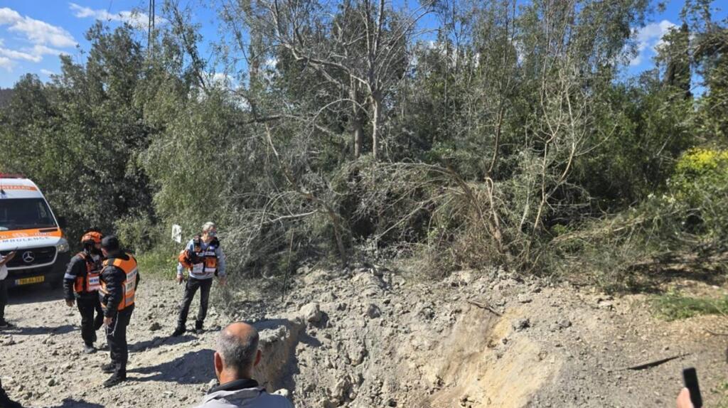 נזק לכביש באזור בית שמש