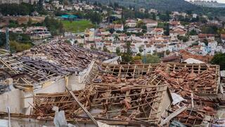 זירת הפגיעה בבית שמש