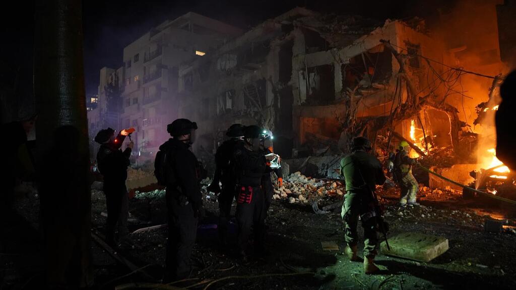 זירת הנפילה בתל אביב