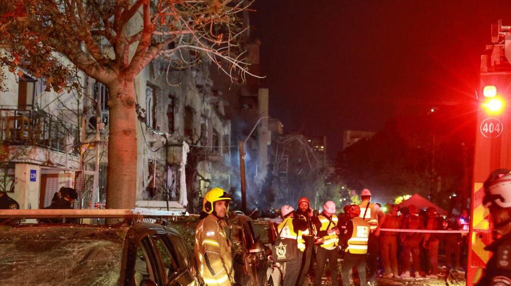 זירת הנפילה בתל אביב