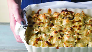 לזניה פטריות עם טריק מהמקרר